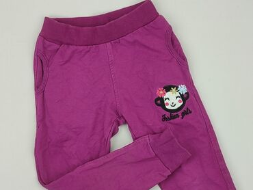 spodnie z materiału: Sweatpants, 5-6 years, 116, condition - Good