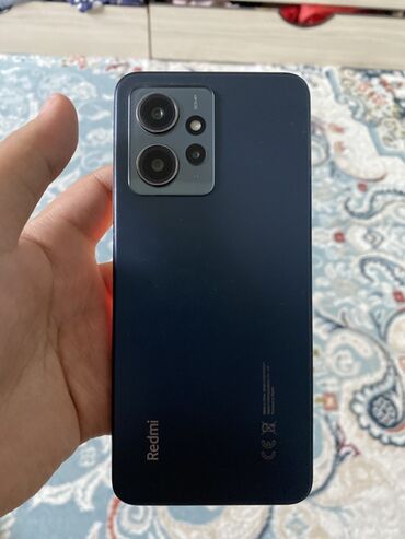 купить монитор изогнутый: Redmi, Redmi Note 12, Колдонулган, 128 ГБ, түсү - Көк, 2 SIM