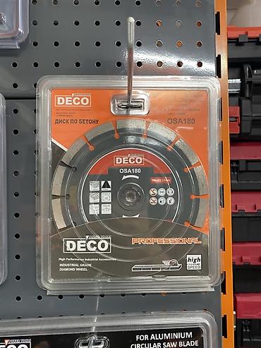 Алмаздык дисктер: Алмазный отрезной диск DECO OSA180 для бетона - Назначение: резка — 1