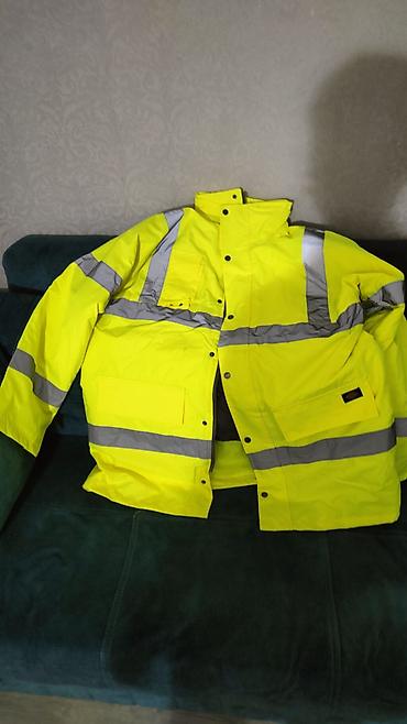 qiş: Məhsul: Dickies yüksək görünməli iş gödəkçəsi - Rəng: flüoresan sarı — 3