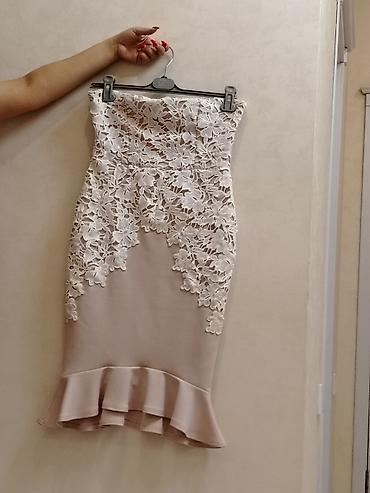 Lipsy London qadın paltarı - Model: Strapless, dar kəsimli midi