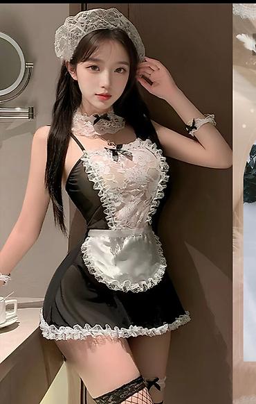 Костюм Горничной .Цвет Черно белый. Цена 450 сом