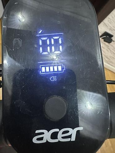 elektro skuter kredit: Acer elektrik skuter - Rəqəmsal LED ekran: sürət (km/saat), batareya — 1
