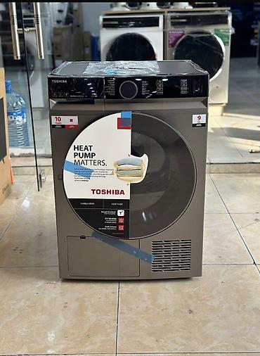 Paltaryuyan maşın Toshiba, 9 kq, Yeni, Avtomat, Qurutma var, Kredit yoxdur, Ünvandan götürmə, Pulsuz çatdırılma, Ödənişli çatdırılma