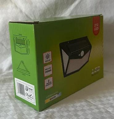 maxi staklene case: Solarna LED zidna lampa sa senzorom 212 dioda NOVO. OPIS PROIZVODA — 4
