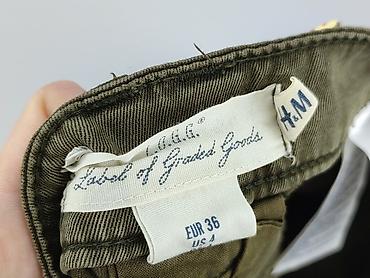 jeans cargo: H&M, Spodnie cargo damskie, rozmiar S — 4