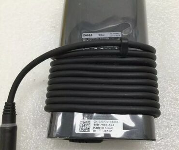 Noutbuklar üçün adapterlər: Genuine OEM DELL Slim 90W AC Adapter - Yeni kimi - 2 ədəd var Voltage