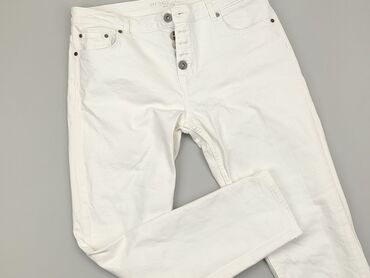 białe bluzki ze złotym nadrukiem: Jeans, Orsay, M (EU 38), condition - Very good