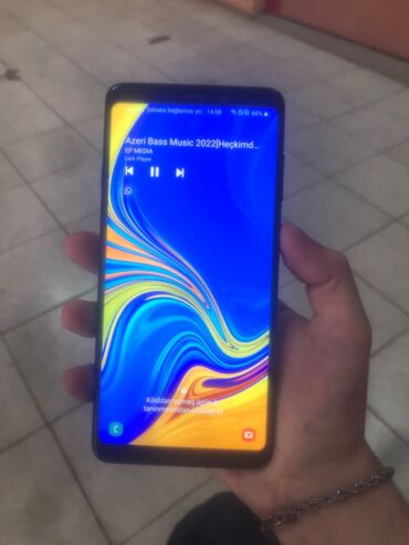 музыкальный центр самсунг: Samsung Galaxy A9, 128 ГБ, цвет - Голубой, Отпечаток пальца