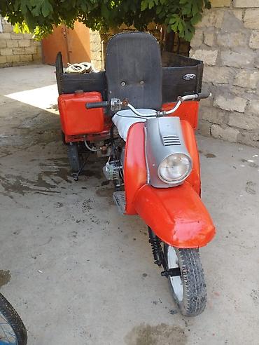 dort teker motosiklet: Yükdaşıma üçün üçtəkərli motoaraba - Tip: üçtəkərli yük motoarabasə — 1