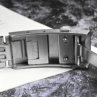 Ručni satovi: San Martin SN0115-G - 39.5mm - Crna - Seiko mehanizam Potpuno nov — 5