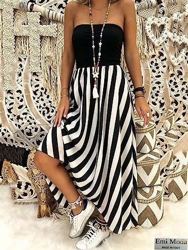 aldo boots: Letnja maxi haljina bez bretela –1850 din
S M L — 5