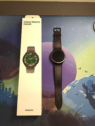 macbook pro 13 бу: Продаю смарт часы samsung galaxy watch 6 classic 47mm. Идеальное — 1