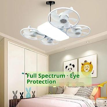 yx116 drone: Ventilyator sərinkeş + işıqlı model Dron görünüşlü 4 dron ( hər dron — 3