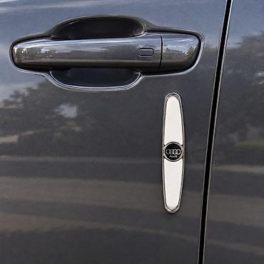 avto aksesuar: Audi loqolu avtomobil qapı qoruyucusu — ağ, 4 ədəd Avtomobil — 2