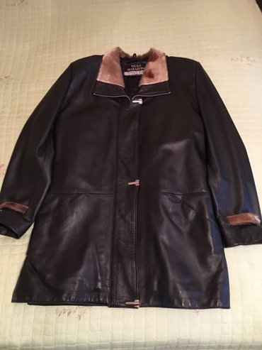 dəri gödəkcələr: Женская куртка 2XL (EU 44), цвет - Черный