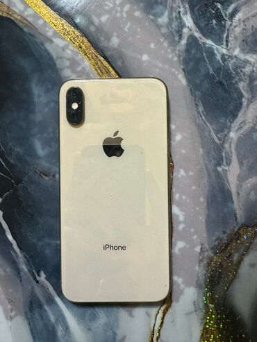 телефоы: IPhone Xs, Колдонулган, 256 ГБ, Matte Gold, 74 %