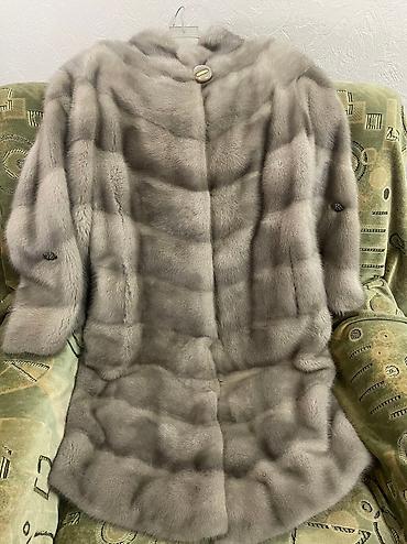stud 5000: Шуба, Норка, По колено, 3XL, 4XL — 3