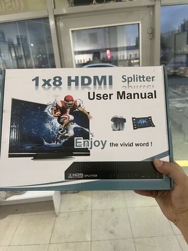hdmi̇: 1x8 HDMI splitter 4K