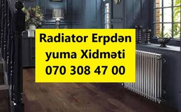 Elektrikli qızdırıcılar və radiatorlar: Radiator, Kombi, Ariston,Pitiminutka Quraşdırma Servisi. Unvanda Təmir