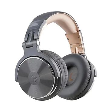 qulaqciq bluetooth: OneOdio Pro10 Grey-Gold – Qulaqlıqlar OneOdio Pro10 Grey-Gold yüksək — 1