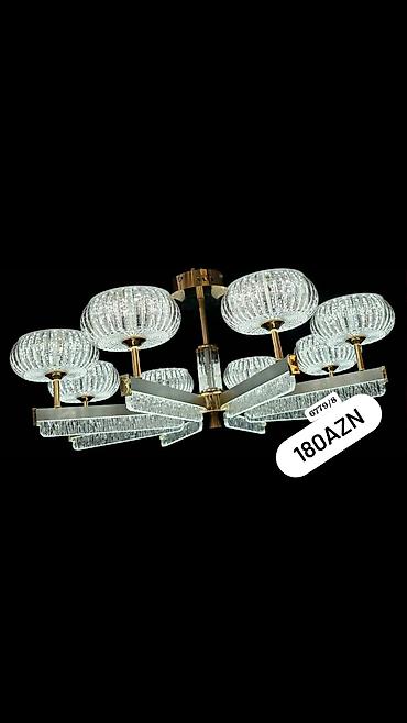 yolka isiqlari qiyməti: Çılçıraq, 8 lampa, Metal — 5