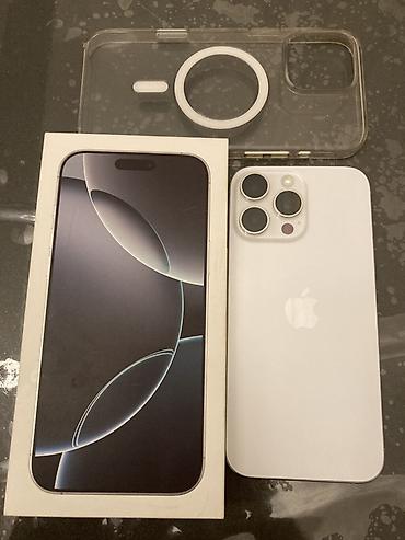macbook air m2 qiymeti: IPhone 16 Pro Max, 256 GB, Ağ, Face ID — 4
