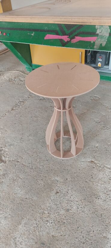 Sifarişlə qonaq masaları: Yumru masa, MDF, Zəmanətsiz, Kredit yoxdur — 2