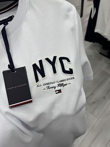 tommy helfiger: Мужская футболка, S, M, L, Tommy Hilfiger, Новый, цвет - Белый, Самовывоз — 3