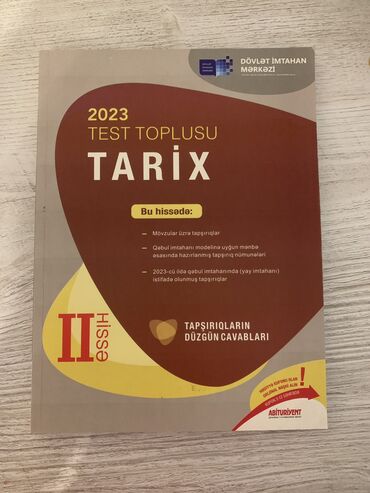 az dili toplu 2 ci hisse cavablari: Tarix toplu dim 1 və 2 hisse her biri 6 manat