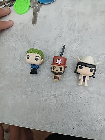 Мини-фигурки-брелоки в стиле chibi (3 шт.) - Комплект из трех