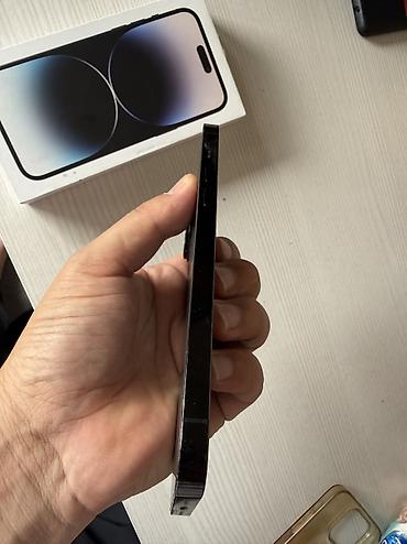iphone max: IPhone 14 Pro Max, Б/у, 128 ГБ, Black Titanium, Защитное стекло, Чехол, Коробка, 78 % — 6