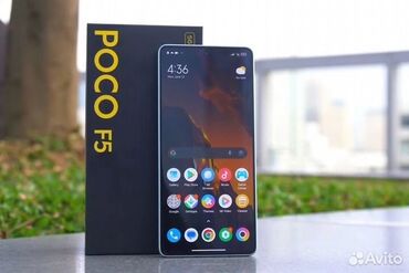 кофе машины аренда: Poco F5, Колдонулган, 256 ГБ, түсү - Көк