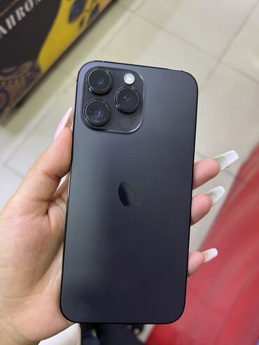 продам айфон 13 про макс: IPhone 14 Pro Max, Б/у, 256 ГБ, Черный, Коробка, Защитное стекло, 91 %