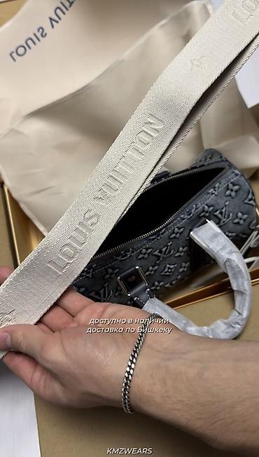 Классические сумки: Классическая сумка, Louis Vuitton, Китай, Материал: Джинс, Винтажный стиль, Застежка на молнии, Подкладка из мягкого материала, Женские, Новый — 7