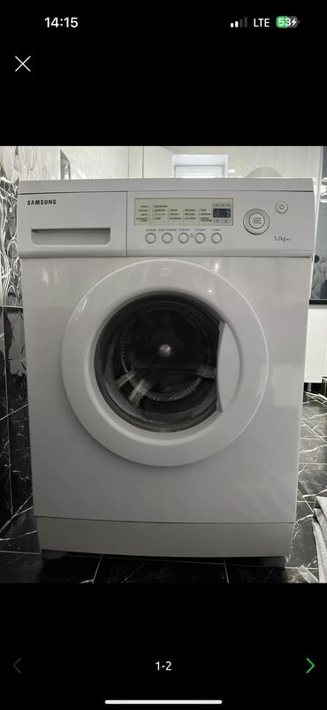 где можно купить стиральную машинку: Стиральная машина Samsung, Б/у, Автомат, До 6 кг, Полноразмерная