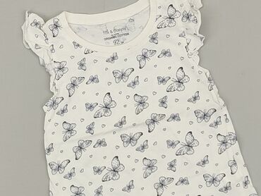 letnie długie sukienki w kwiaty: T-shirt, Fox&Bunny, 1.5-2 years, 86-92 cm, condition - Very good