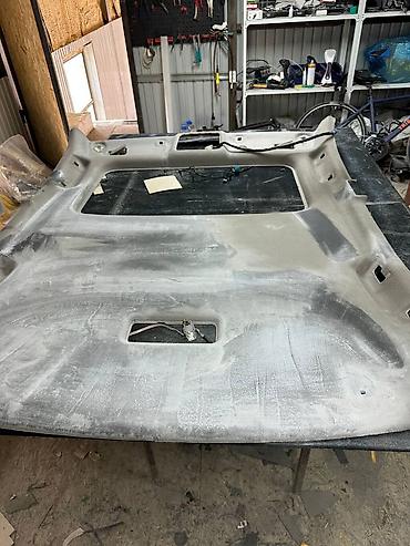 Работы по обшивке: Перетяжка потолка автомобиля и элементов потолочной обивки - Полный — 3