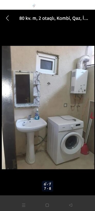 Uzunmüddətli kirayə evlər: 60 kv. m, 2 otaqlı, Kanalizasiya, Kombi, Su — 8