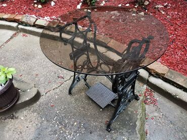 da li je viskoza prirodni materijal: Table for garden, Metal, Used