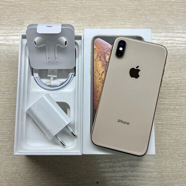 айфоны бишкек цена: IPhone Xs, Золотой, Наушники