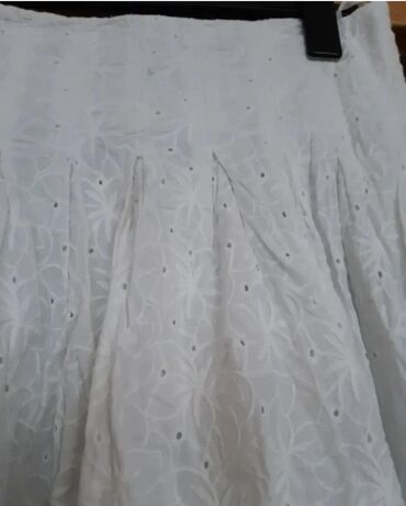 Suknje: S (EU 36), Midi, bоја - Bela — 2