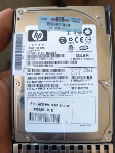 ddr3 ekran kartı: Внутренний Жёсткий диск (HDD) HP, 240 ГБ, 10000 RPM, 2.5"