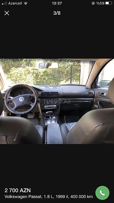 kreditle prava almaq: Volkswagen Passat: 1.8 l | 1999 il Sedan — 3