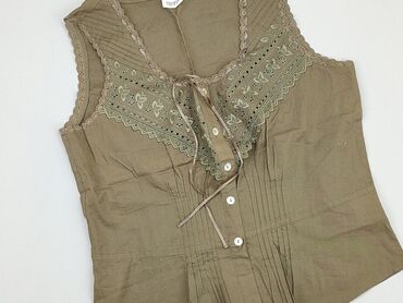 bluzki bez rękawów ze stójką: Blouse, L (EU 40), condition - Perfect