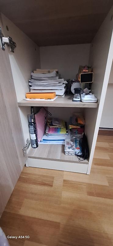 ayakkabi refi: Düz masa, Stulsuz, Polkalı, Siyirməsiz, MDF — 2