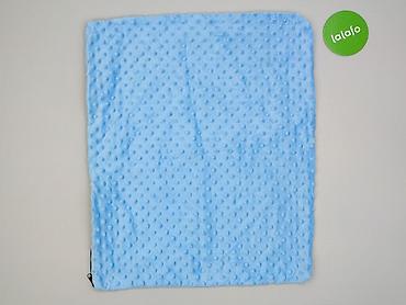 polar materiał: Dwustronny pokrowiec/śpiworek z miękkiego minky – niebieski - — 2