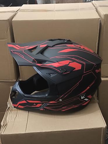 Шлемы: Мотошлем кроссовый (интеграл с визором-пиком) - Тип: полноразмерный — 2