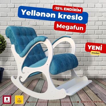 yellenen kreslo: Yeni, Kreslo-kaçalka, Kredit yoxdur, Şəhərdaxili pulsuz çatdırılma