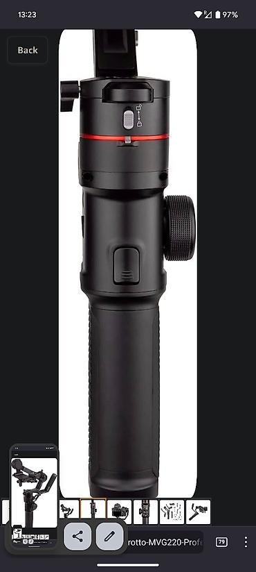 moza air: Manfrotto Gimbal Stabilizer MVG220 | Трёх осевой стабилизатор — 4